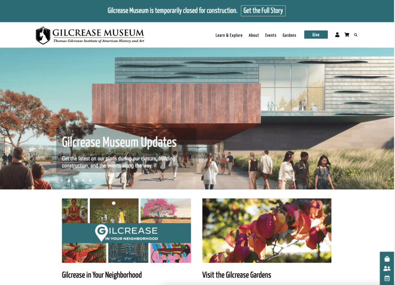 TNEW Museum Ticketing Software for Gilcrease Museum