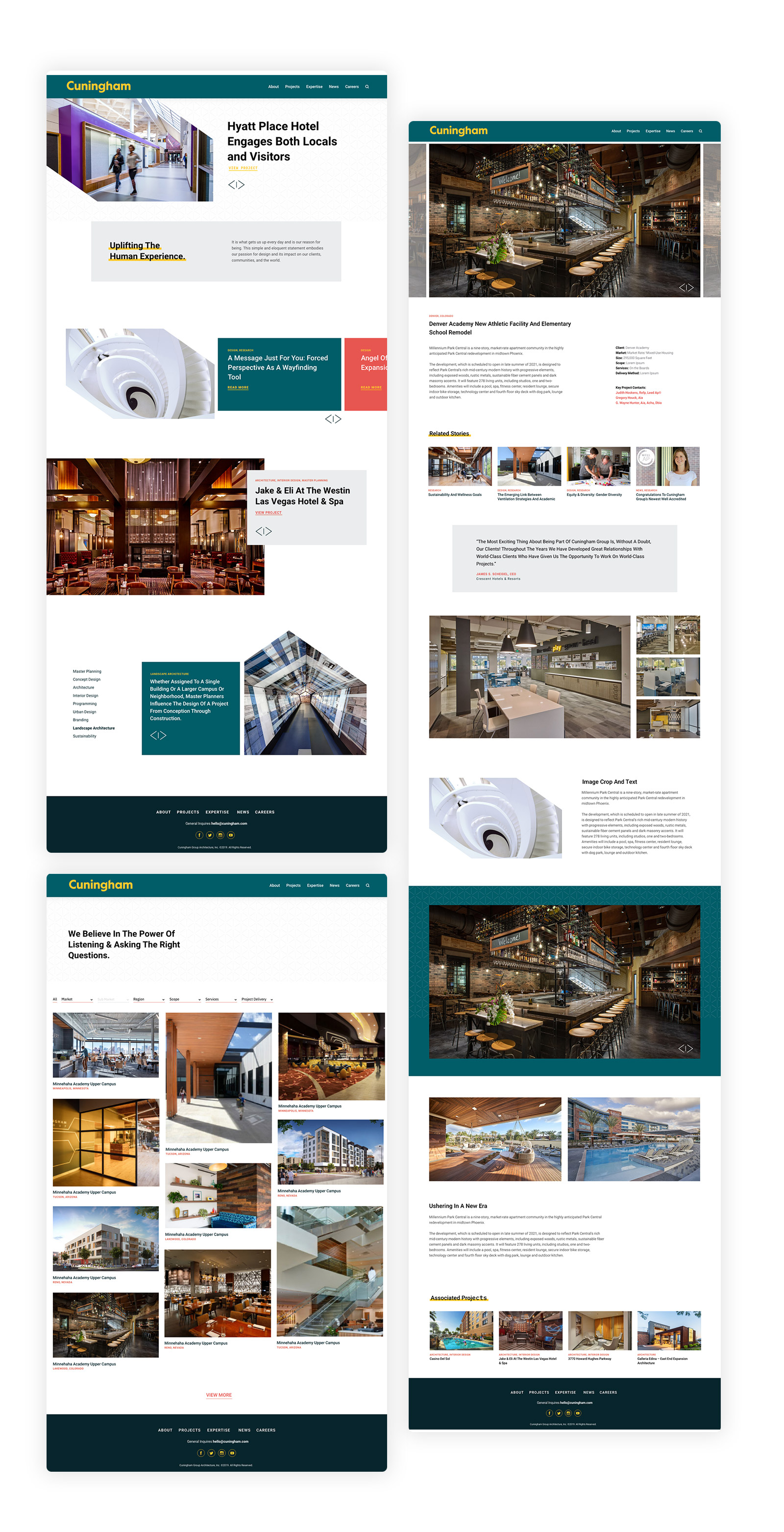 Cuningham Group Architects Websites