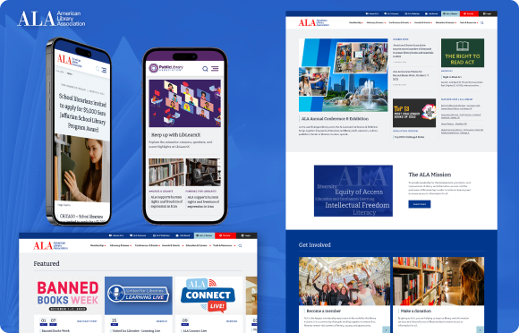 American Library Association Website Image