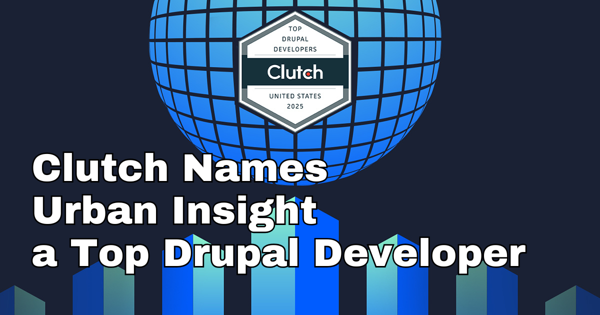 Clutch Names Urban Insight a Top Drupal Developer | Urban Insight